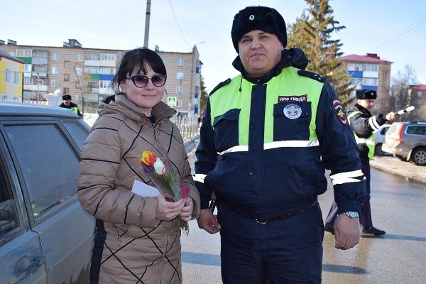 Бавлинских автоледи остановили сотрудники ГИБДД (видео)