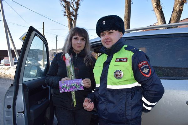 Бавлинских автоледи остановили сотрудники ГИБДД (видео)