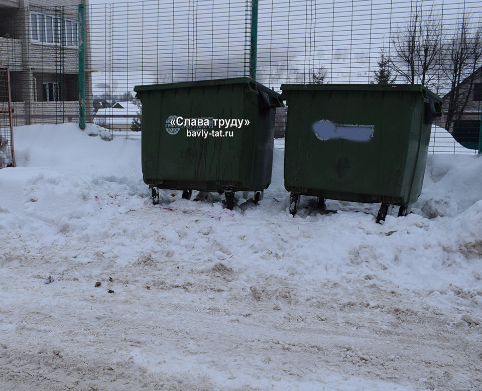 Мусорные контейнеры с пластиковыми бутылками беспокоят  бавлинцев