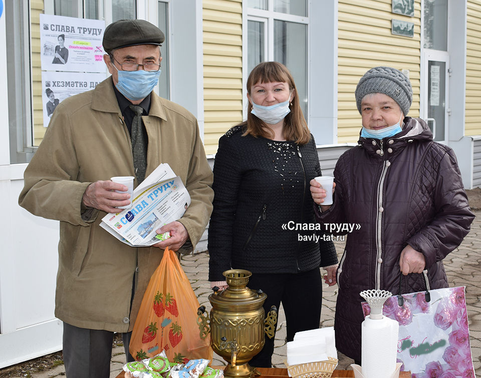 Бавлинцы пообщались с журналистами, подписались на районку