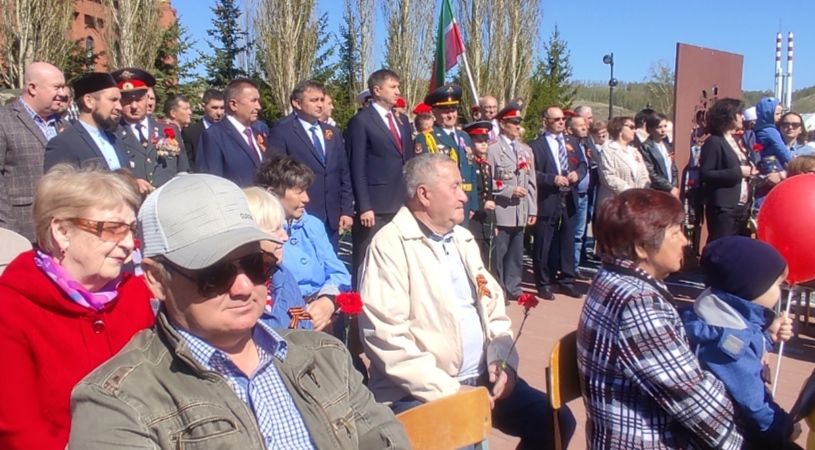 В нижней части города прошел митинг, посвященный 77-й годовщине Великой Победы (ФОТОГАЛЕРЕЯ)