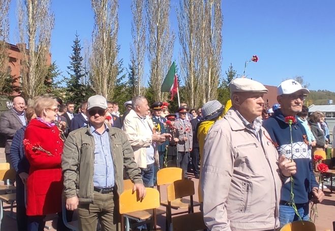 В нижней части города прошел митинг, посвященный 77-й годовщине Великой Победы (ФОТОГАЛЕРЕЯ)