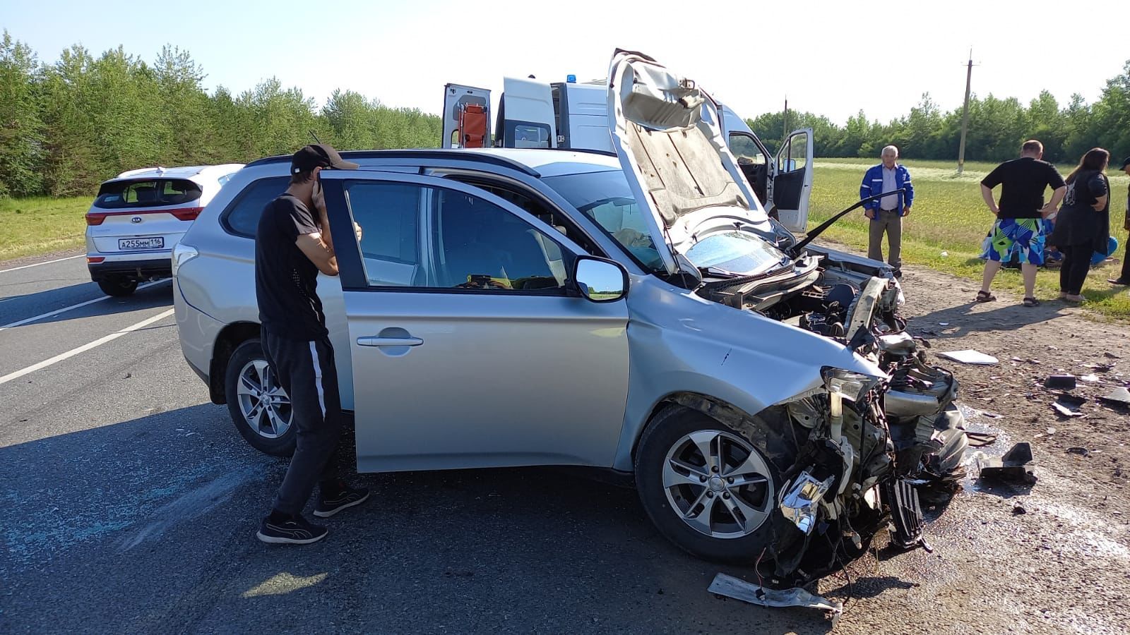 В одном из районов республики в аварии погибла маленькая девочка