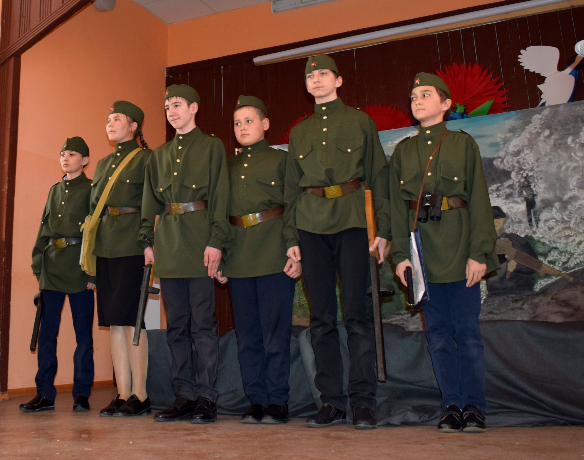 Бавлинские ученики вспомнили песни военных лет