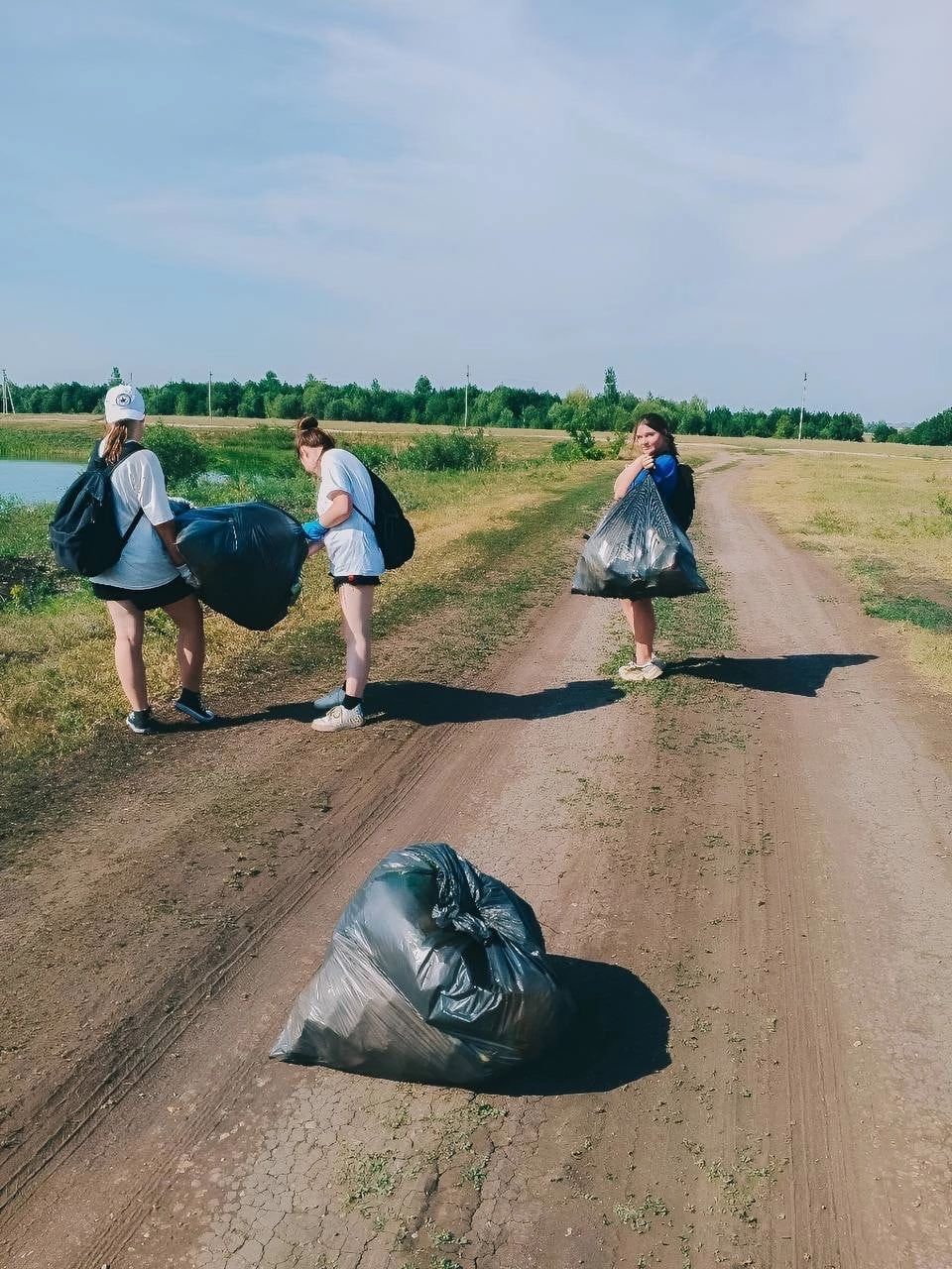Юные бавлинцы за чистоту речных берегов