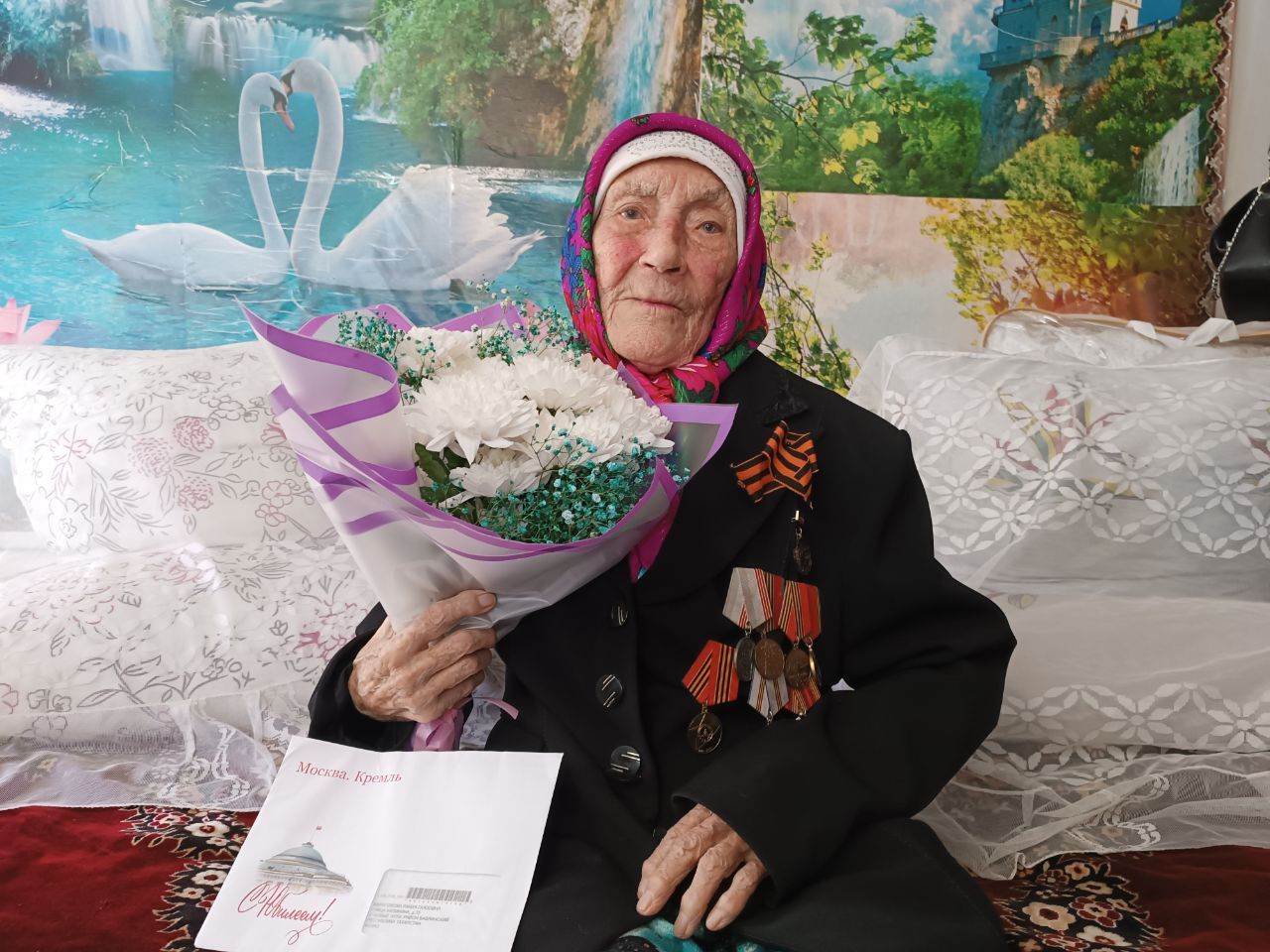Баулы районы шәфкать туташына 95 яшь тулды