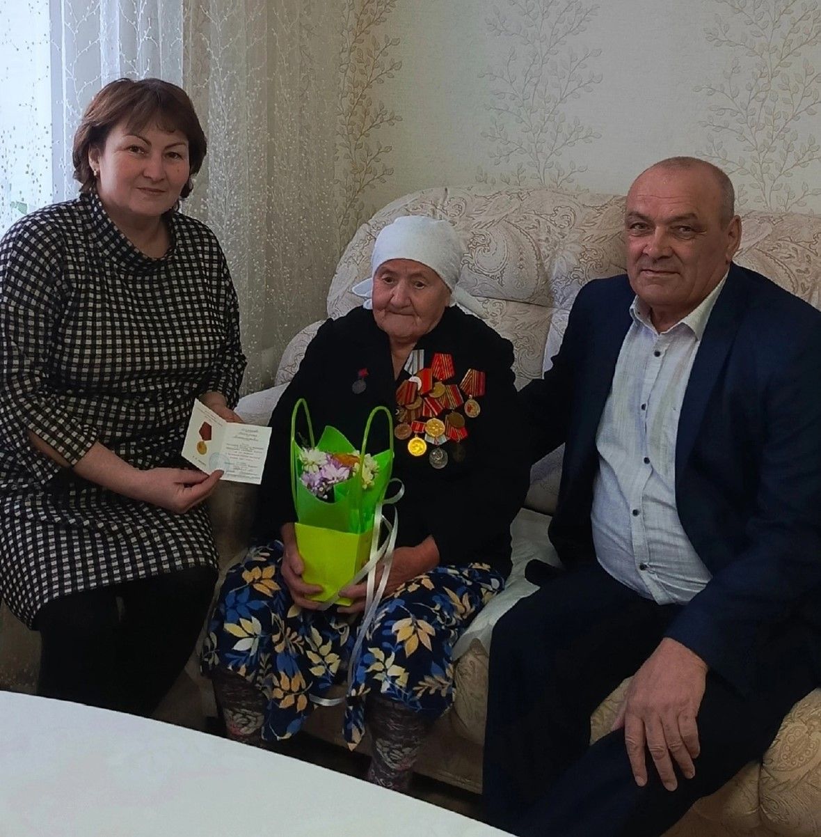 Баулы районы ветераннарына юбилей медале тапшыралар