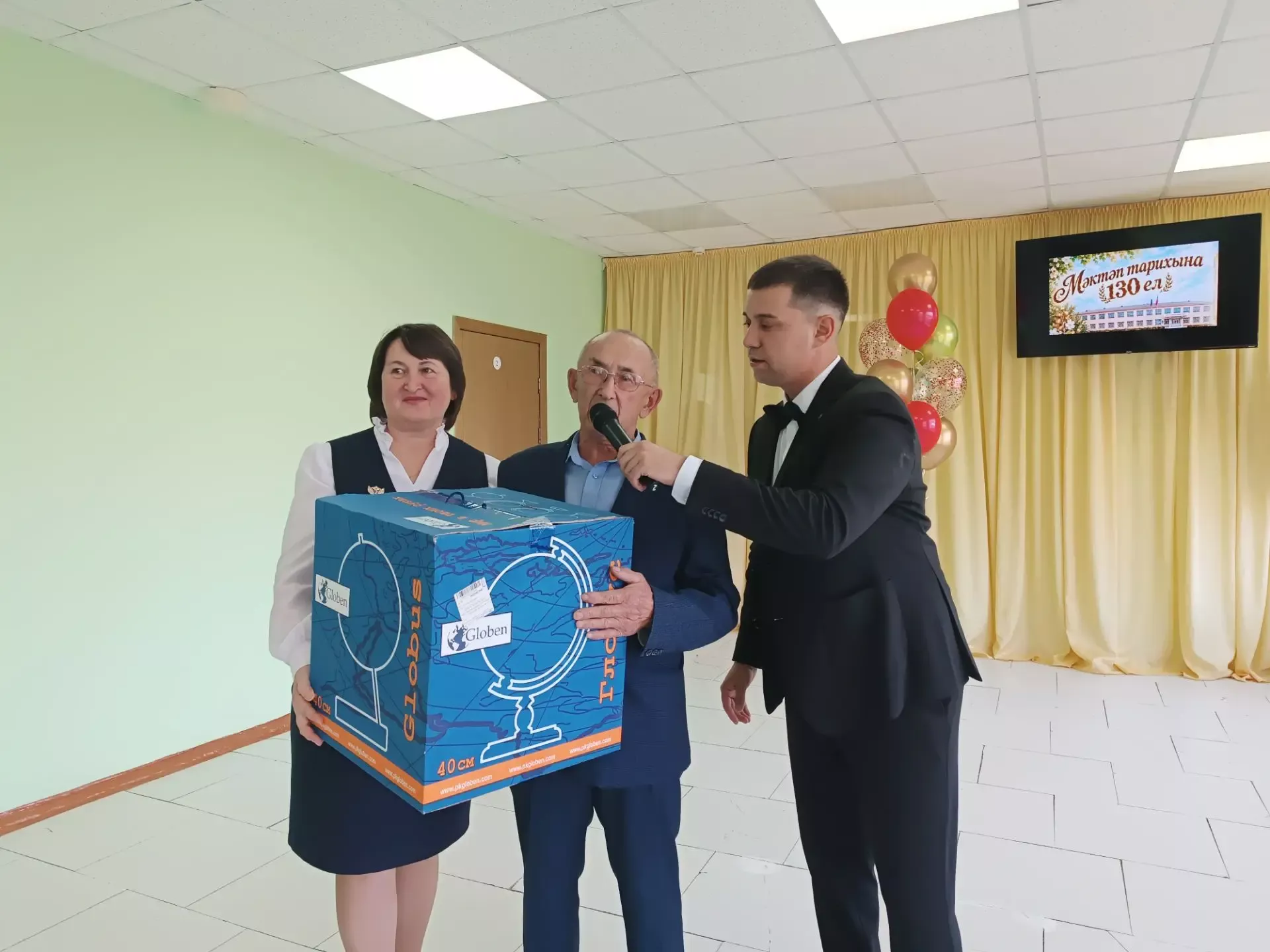 Баулы районында мәктәп юбилее булды