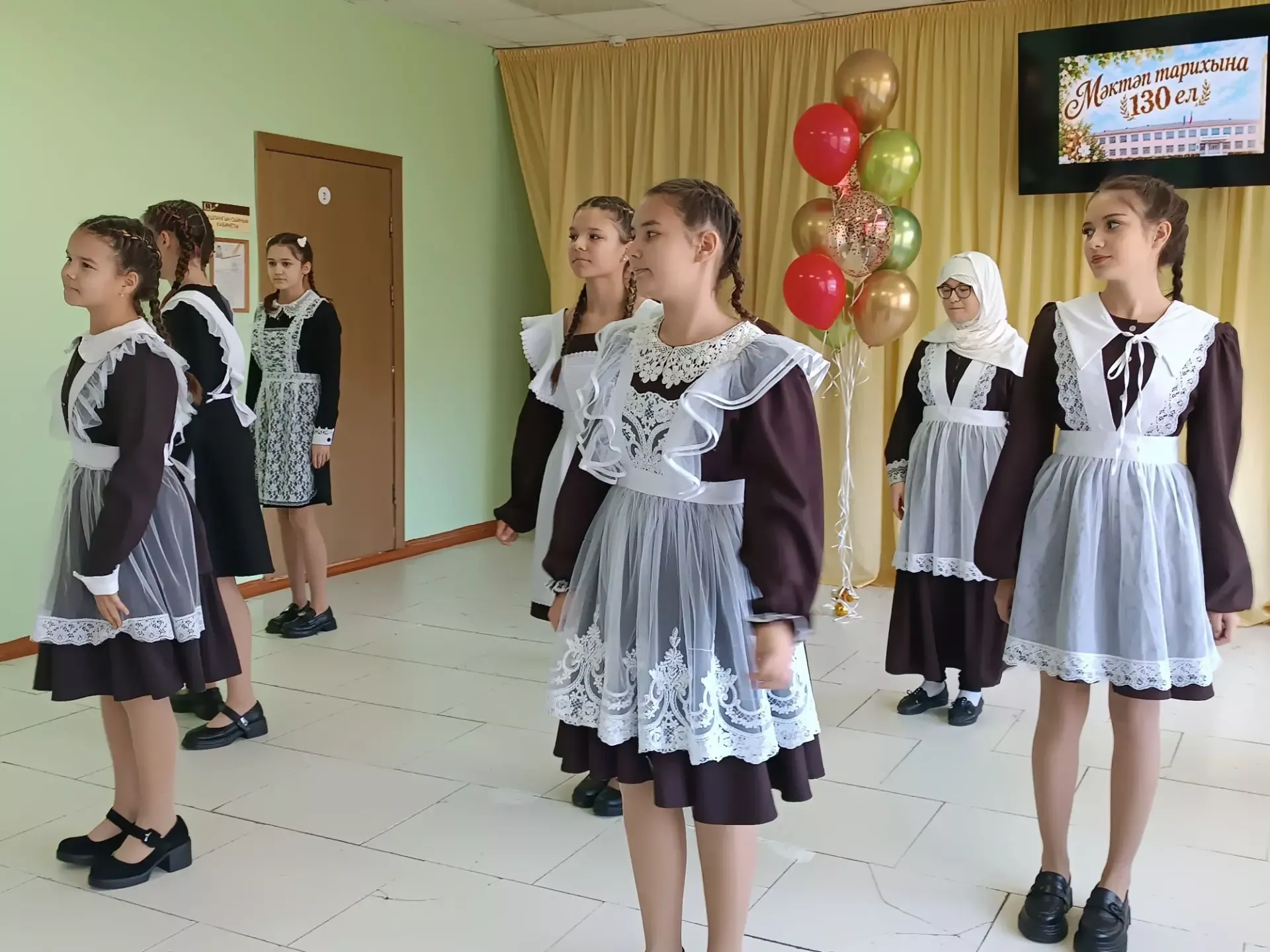 Баулы районында мәктәп юбилее булды