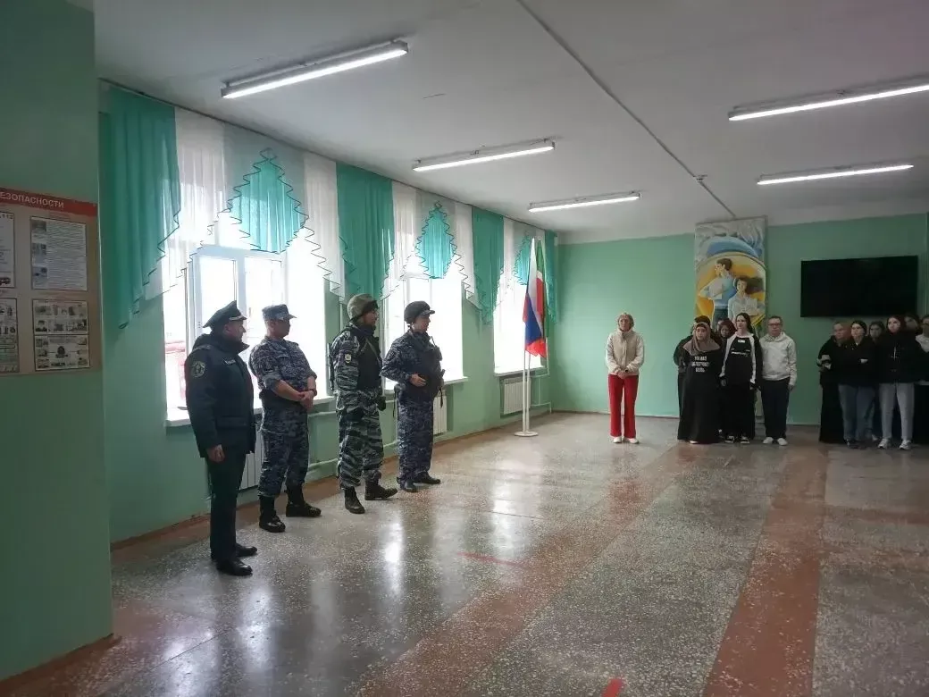 В Бавлинском аграрном колледже провели масштабные учения по безопасности