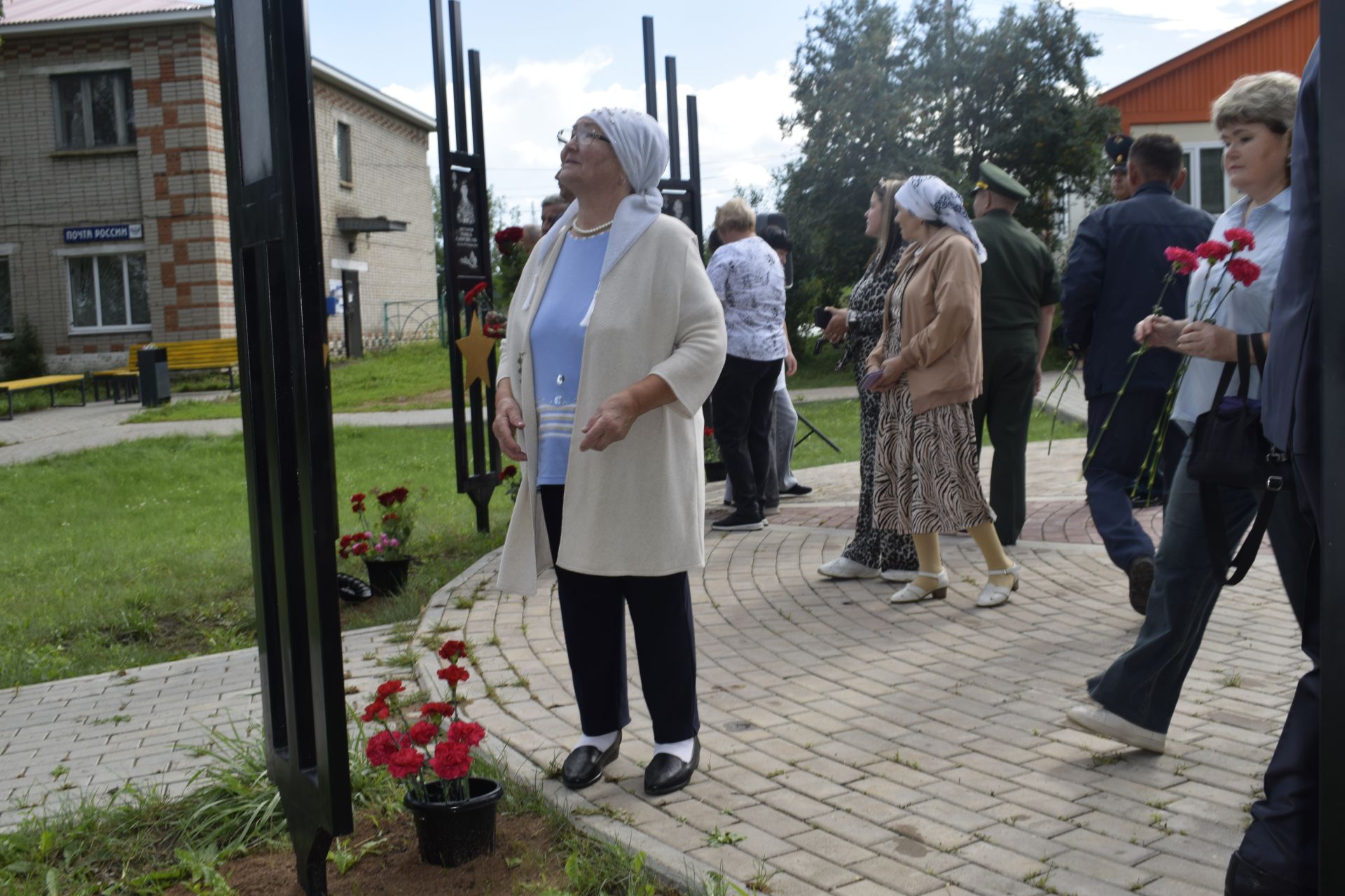 В Исергапово открыли аллею Славы