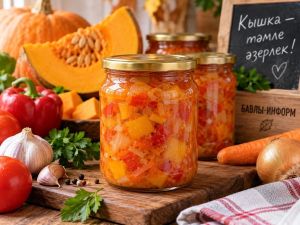 Кышка кабактан салат: тәмле һәм гади рецепт