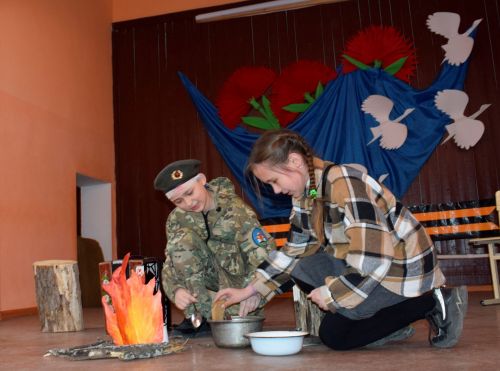 Бавлинские ученики вспомнили песни военных лет