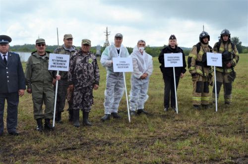 В городе Бавлы прошли межрегиональные ветеринарные учения