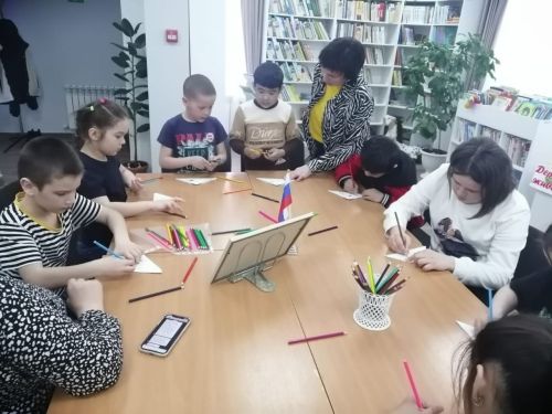 Баулы районы балалары сугышчыларга хатлар яза