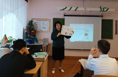Баулы районы укучылары редакция хезмәткәре белән очраштылар
