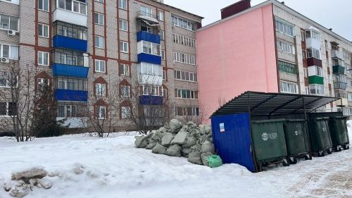 В Бавлах наложен штраф за неправильный вынос мусора