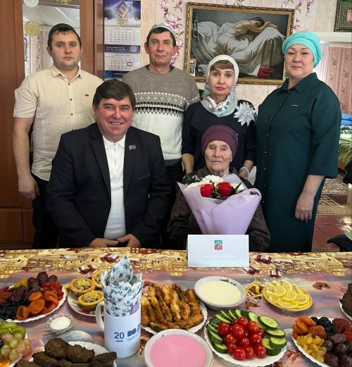 Баулы районы юбиляры 90 яшен билгеләп үткән