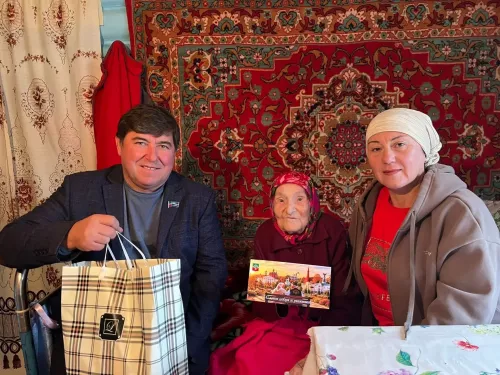 Салих авылында йөзъяшәр ветеран котлаулар кабул итте