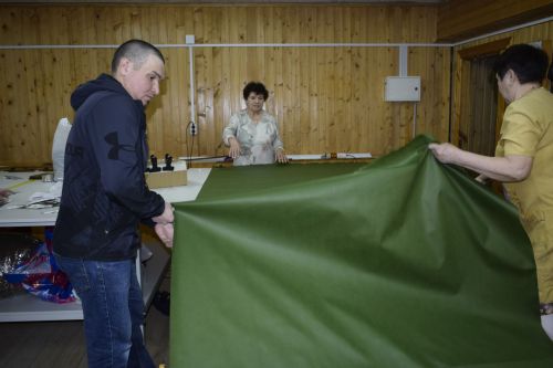 Баулы волонтёрлык штабы эшче куллар көтә