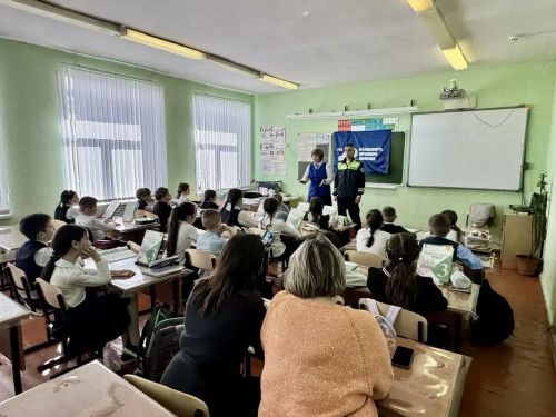 В Бавлах школьникам напомнили  правила дорожного движения