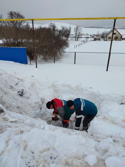 В селе Татарская Тумбарла готовятся к весеннему половодью