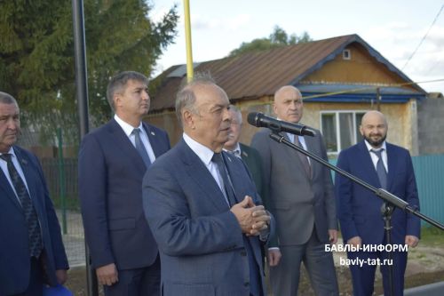 Новые объекты открыли в Бавлинском районе