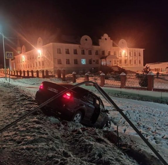 Брошенный автомобиль в Исергапово