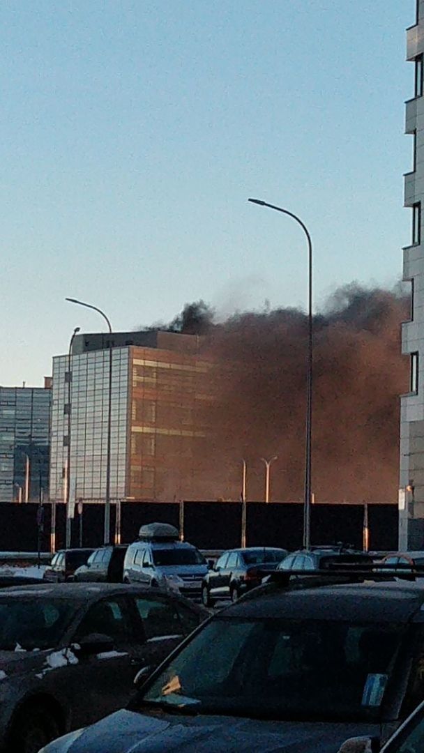 На пожаре в Иннополисе пострадали два человека