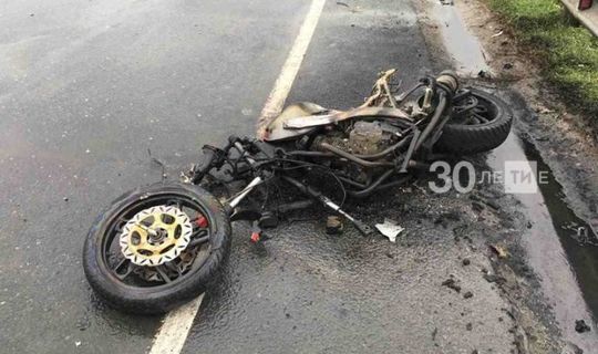 Жительница Татарстана разбилась на только что купленном мотоцикле