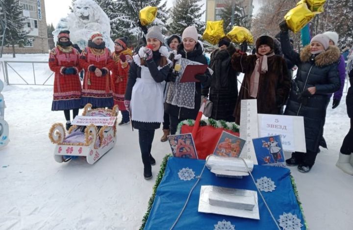 В Бавлах прошёл фестиваль креативных саней