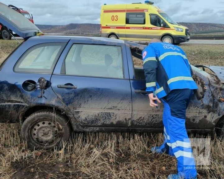 В результате ДТП мужчина получил серьезную травму головы