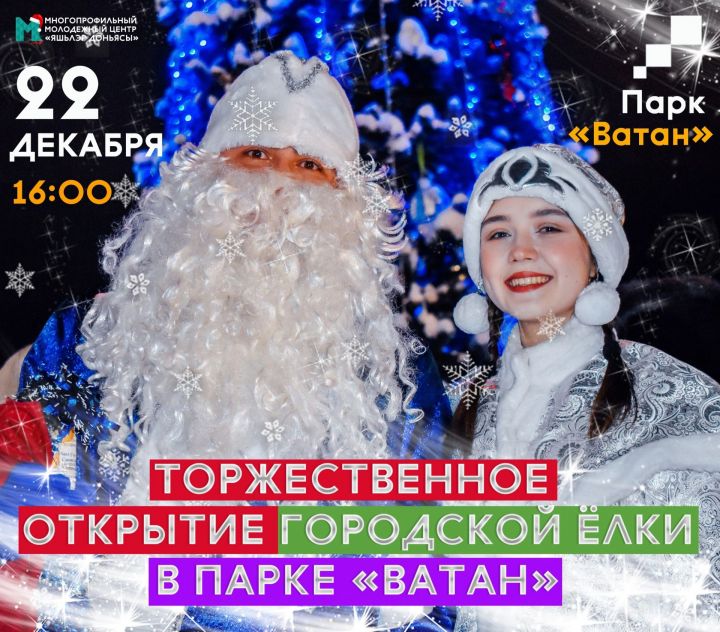 22 декабря в нижней части Бавлов состоится открытие Новогодней ёлки