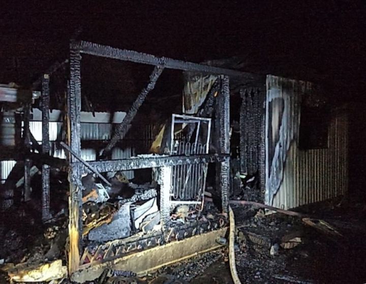 В соседней республике при ночном пожаре мужчина получил множество ожогов