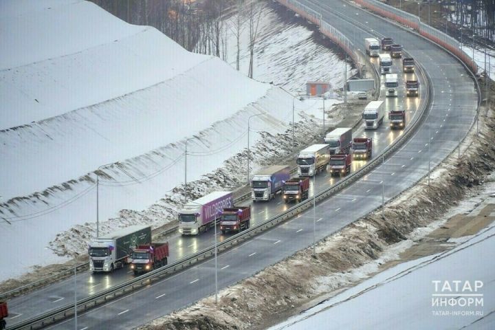 Автодорога М7 в Татарстане вечером открылась для грузовиков и автобусов