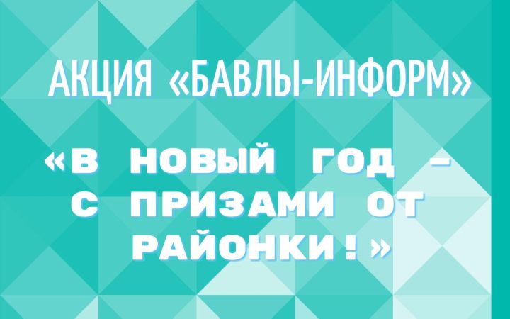 Стартовала акция «Бавлы-информ»: «В новый год – с призами от районки!»