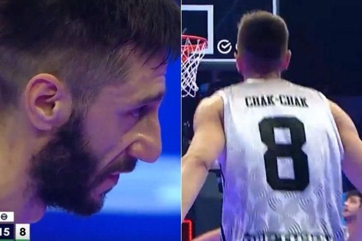Баскетболист надел майку с надписью «Чак-чак» на «Играх будущего»