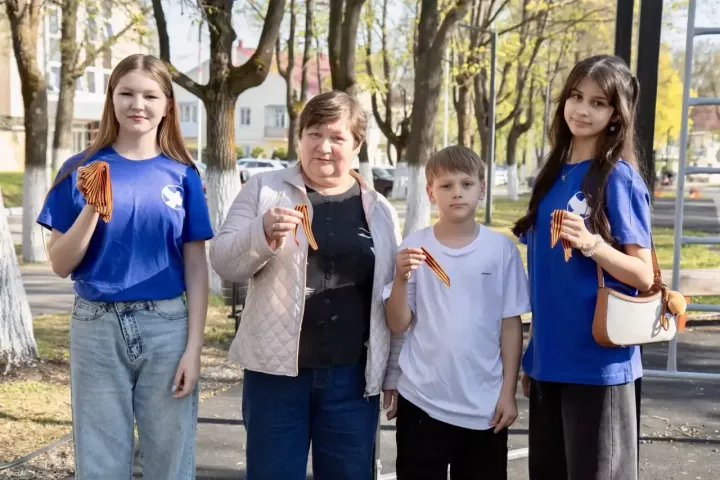 В Бавлах проходит акция «Георгиевская лента»