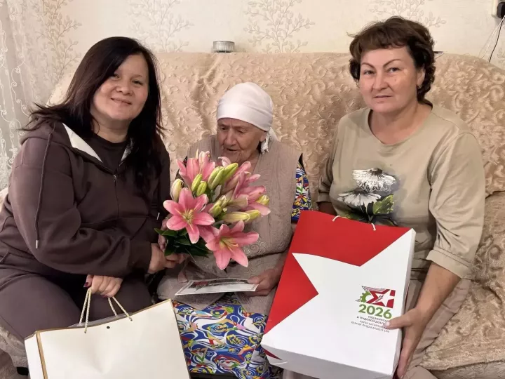 Баулы районында педагогия ветеранына 103 яшь тулган