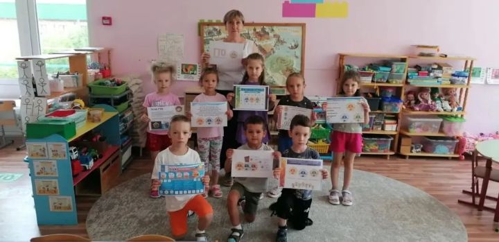 Бавлинские дошкольники знакомятся с историей ГТО